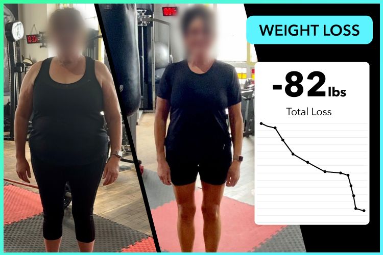 Here is how Anon lost 82lbs in 18 months