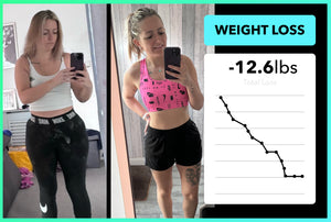 Jessica has lost 12lbs with Team RH in 6 months!