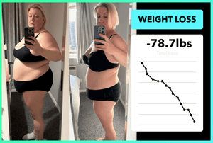 Pippa lost 79lbs in 5 months with Team RH!