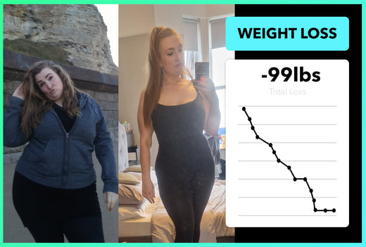 Ashley lost 99lbs with Team RH