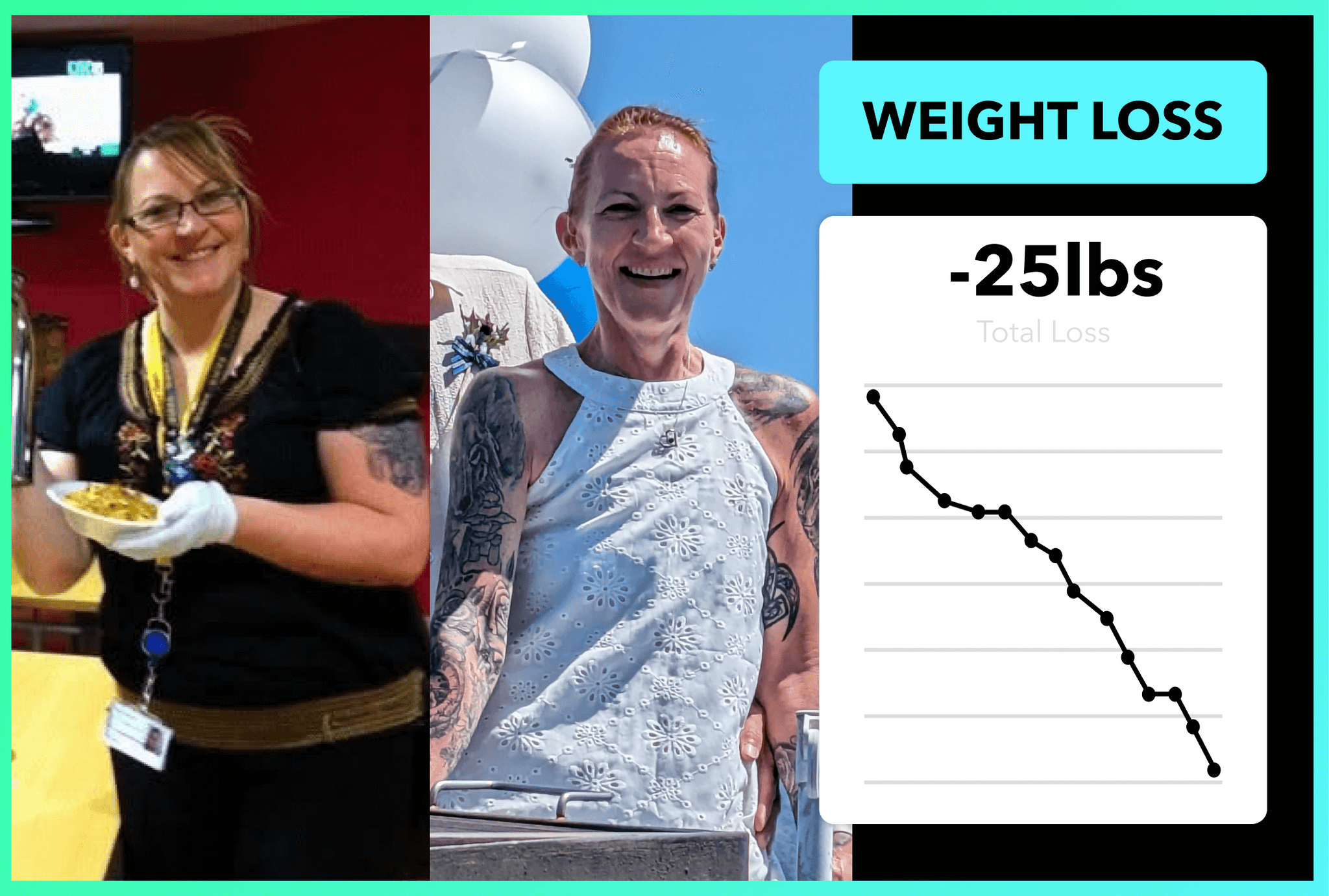 Tracy lost 25 lbs with Team RH!