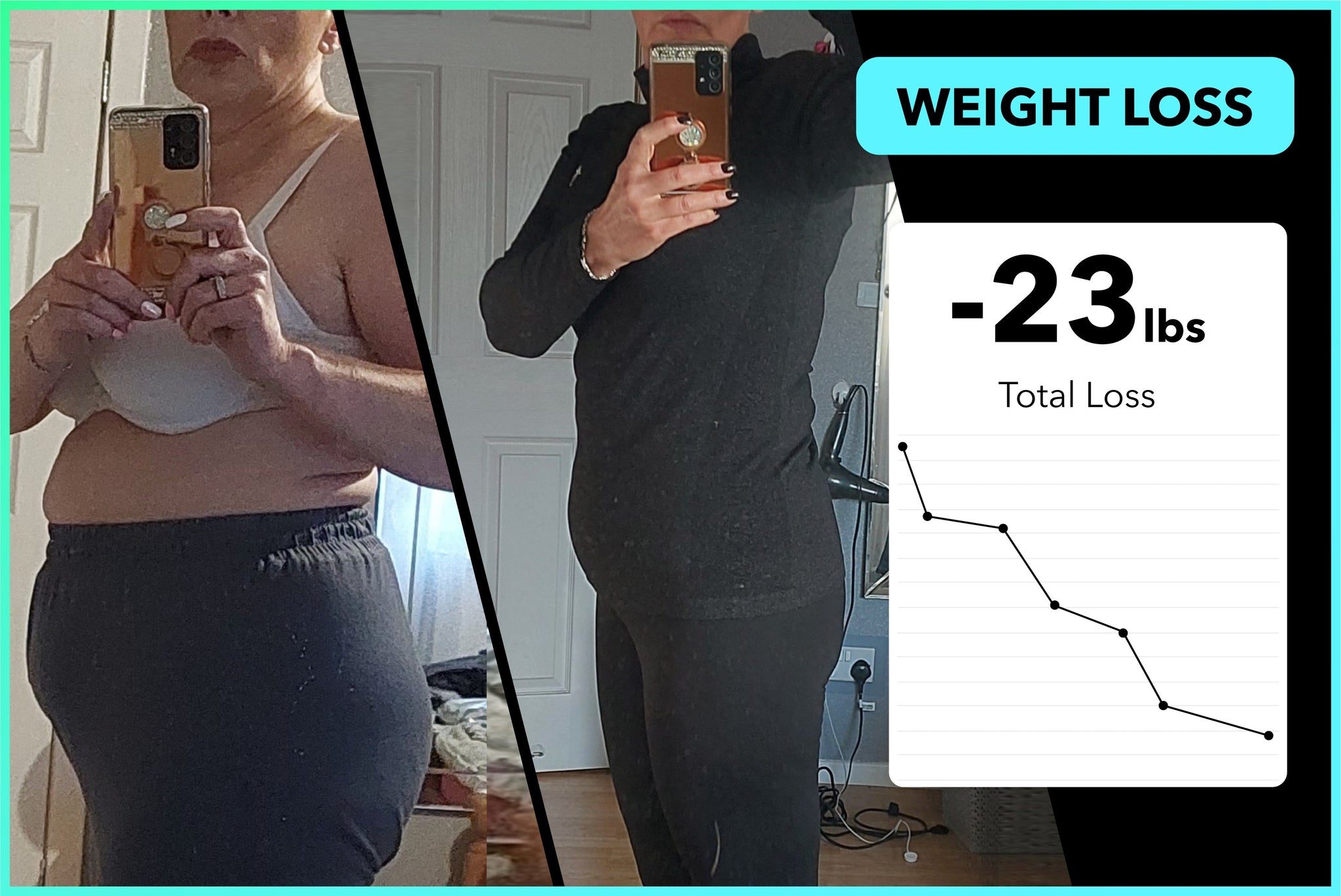 Debbie has lost 23lbs with Team RH!