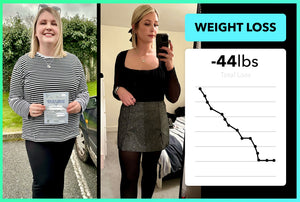 Here is how Emmie lost 44lbs so far with Team RH