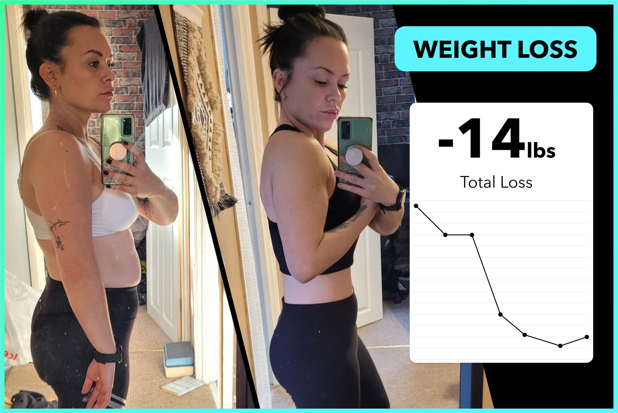 Gemma lost 14lbs following Team RH