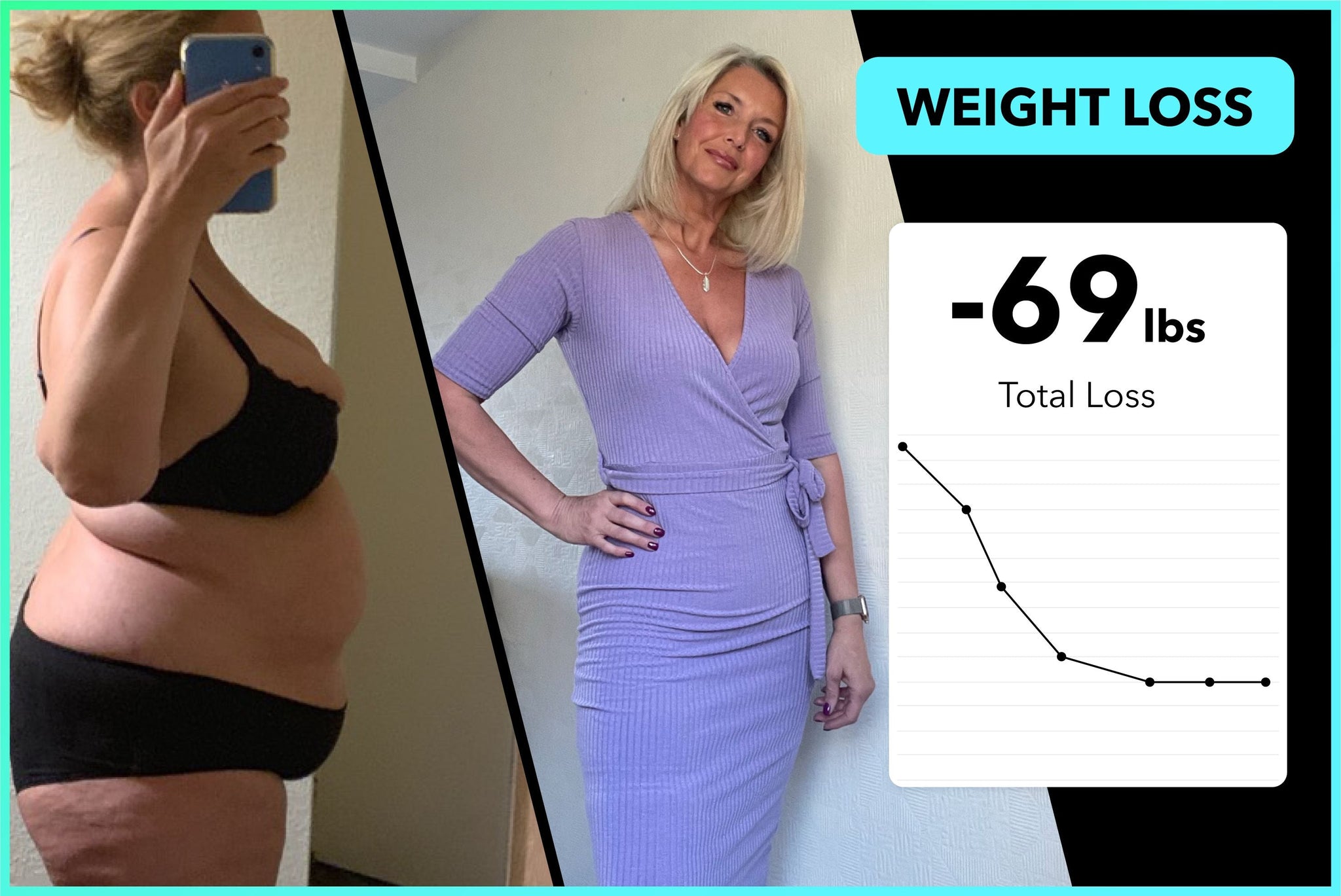 Helen lost 69lbs with Team RH
