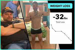 Lee has lost 32lbs with Team RH