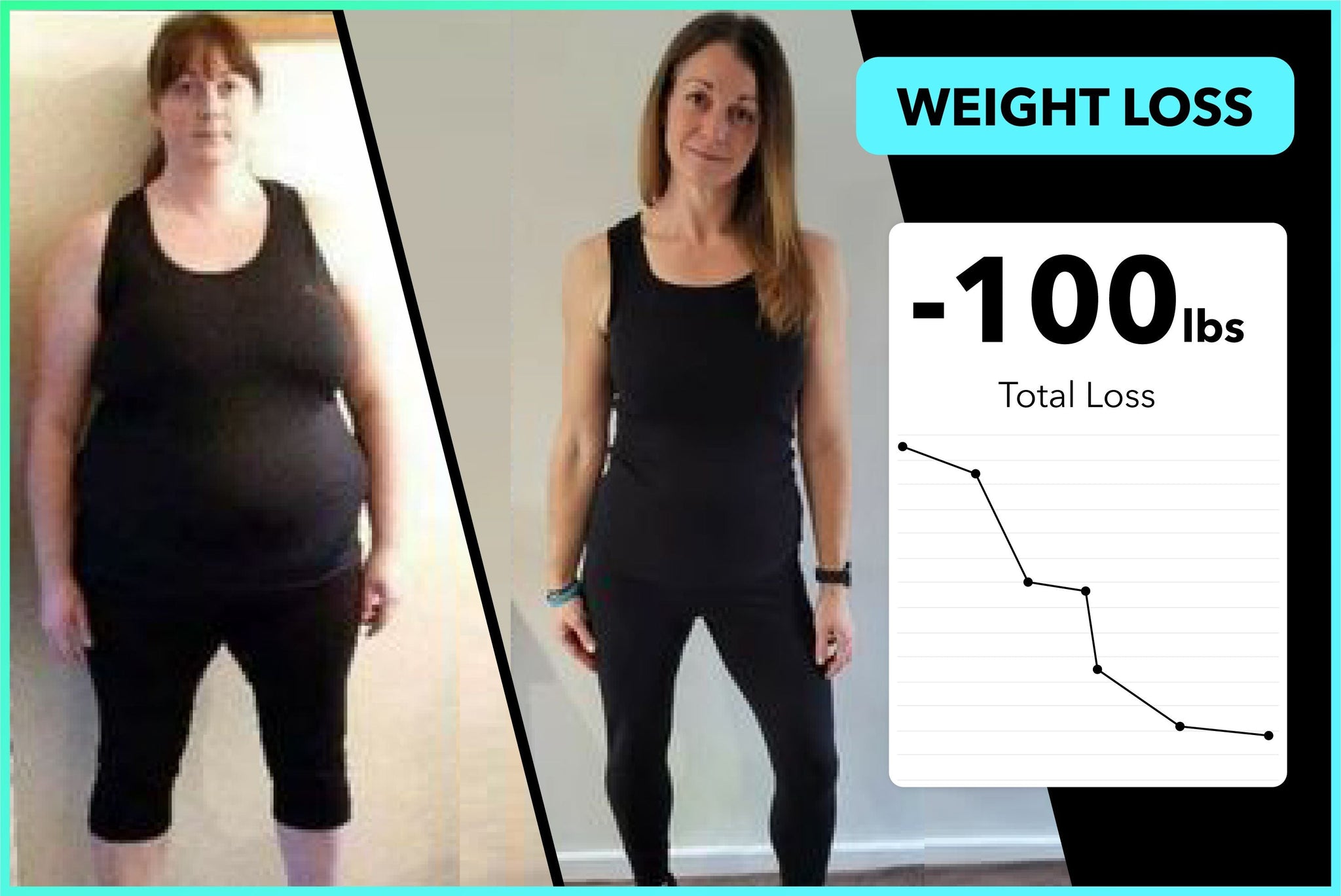 Michele lost over 100lbs with Team RH