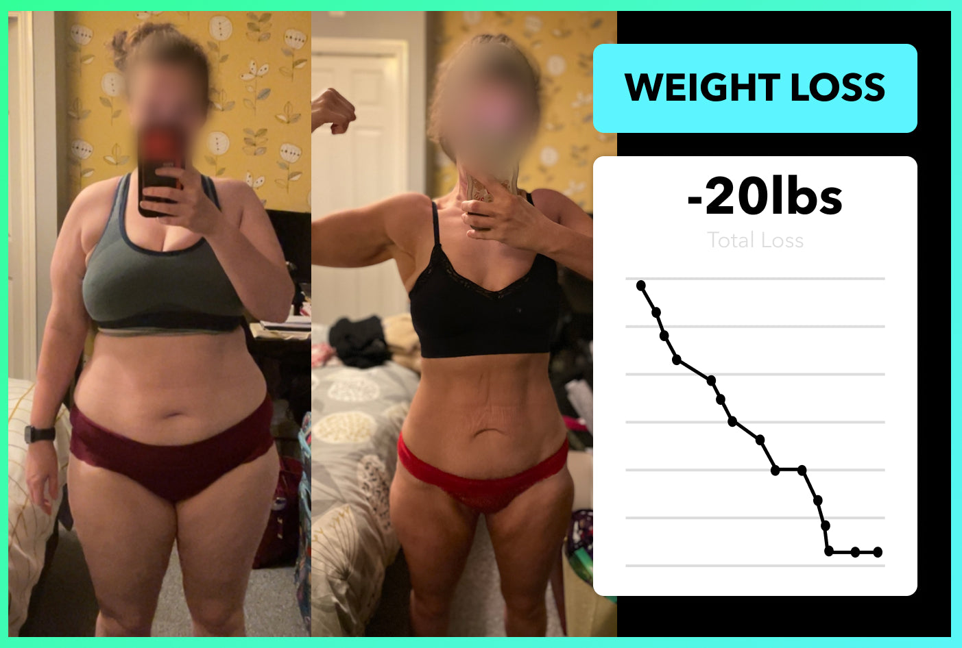 Here is how Nikki lost 20lbs with Team RH!