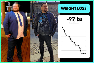 Paul has lost 97lbs with Team RH!