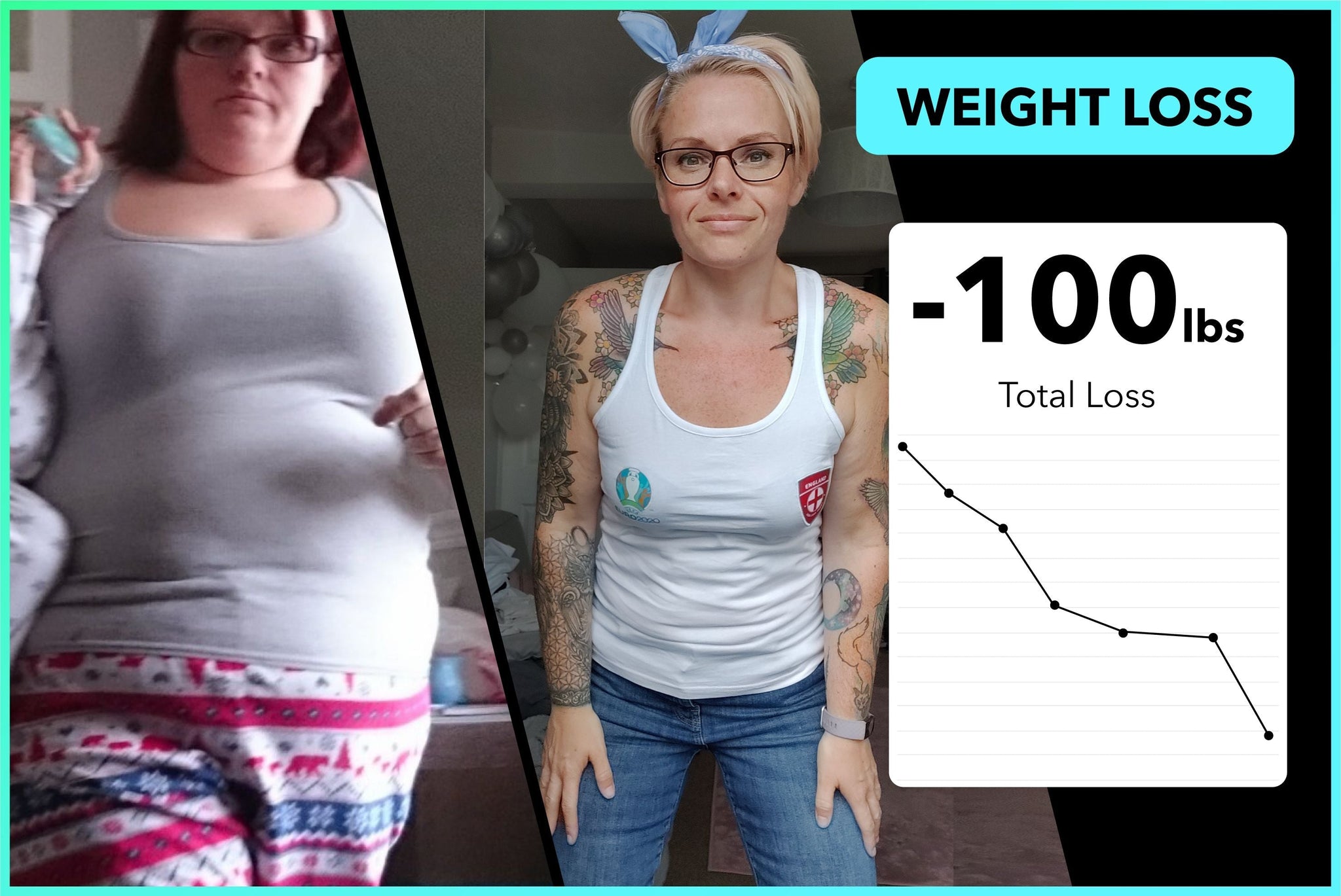 Stacey lost 100lbs on the Team RH Life Plan