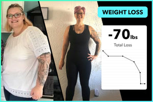 Tori has lost an amazing 70lbs with Team RH