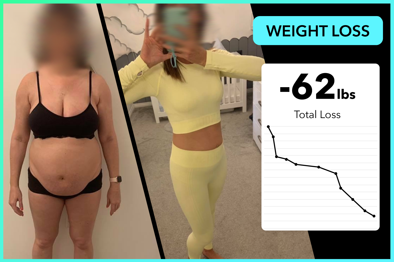 Heather lost 62lbs and changed her life with Team RH