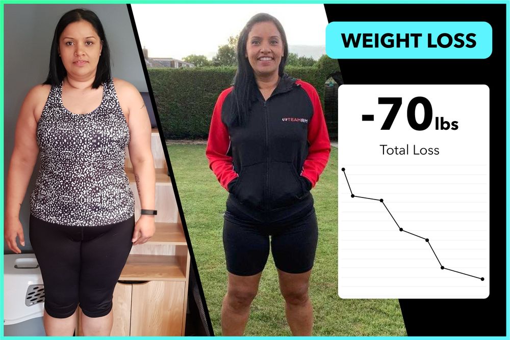 Crissie's weight loss journey with Plantar Fasciitis and Team RH