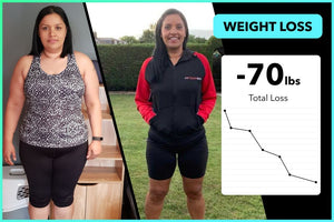 Crissie's weight loss journey with Plantar Fasciitis and Team RH