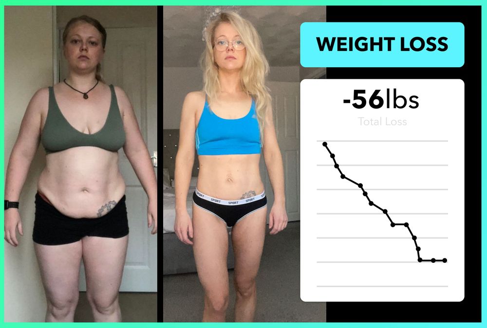 Jessica lost 56lbs with Team RH!