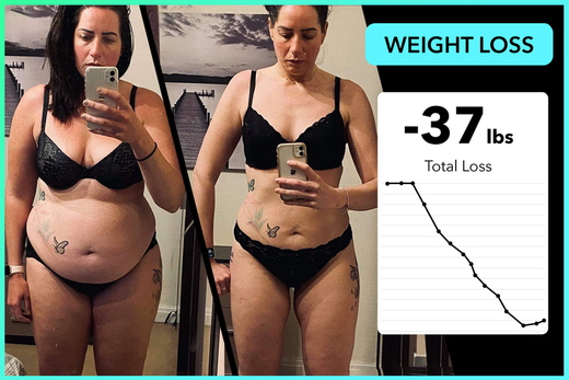 Caroline lost 37lbs on the Team RH Life Plan