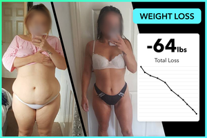 Kelly has lost an incredible 64lbs with Team RH