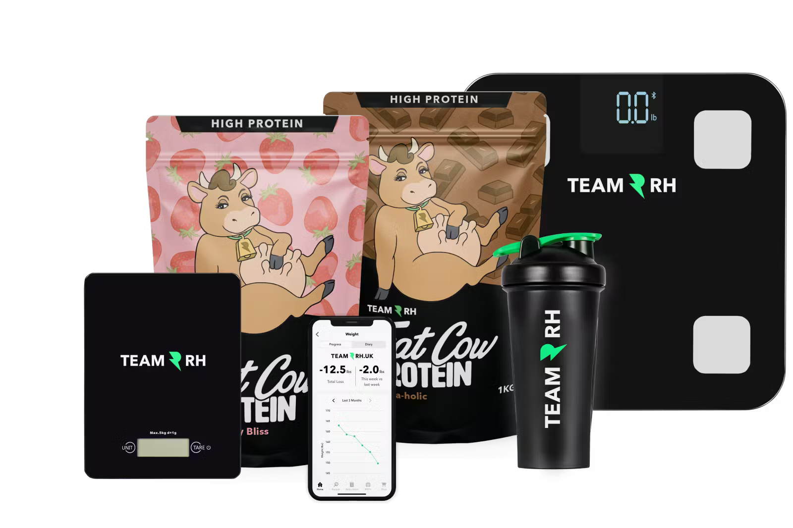 Team RH - Merchandise, Fat Cow Protein and more