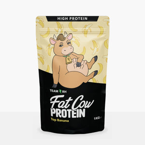 fat cow banana whey protein isolate powder - team RH
