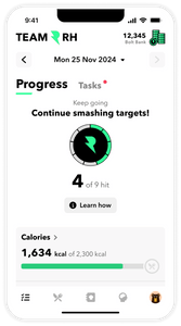 Team RH App - progress dashboard